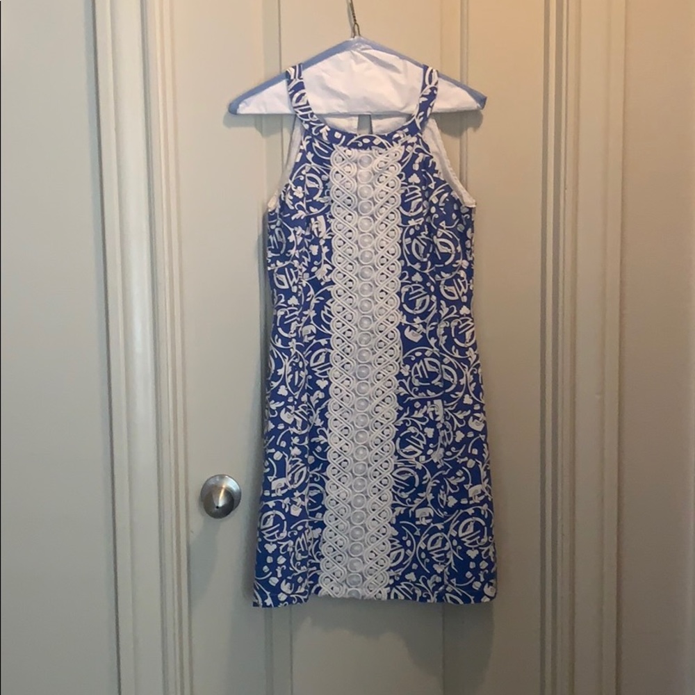Oriental style patterned dress